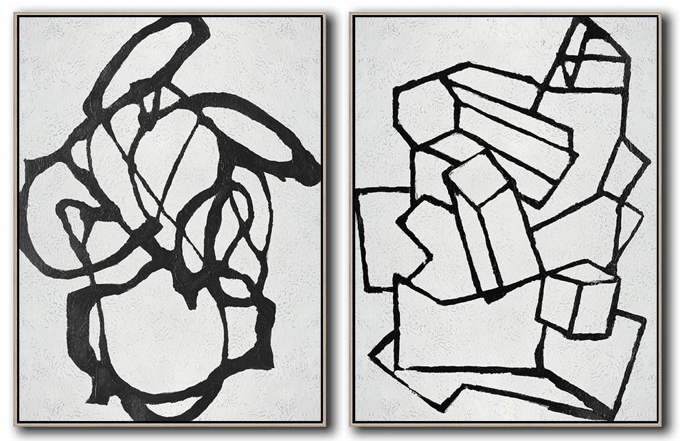 Set of 2 Minimal Art #S32 - Click Image to Close